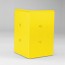Angle externe pour lisse de protection murale PEHD jaune