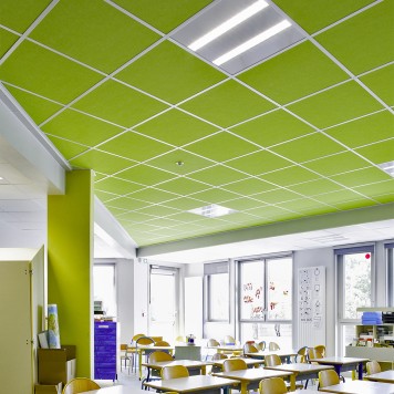 dalle faux plafond cantine