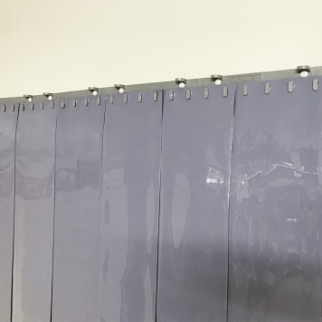 Rideau standard gris opaque recouvrement 100%