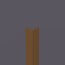 Corniere PVC marron 40x40 vue de dessus