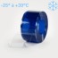 Rouleau lanière PVC Grand Froid azuré bleu 200mm x 3mm x 50 mètres
