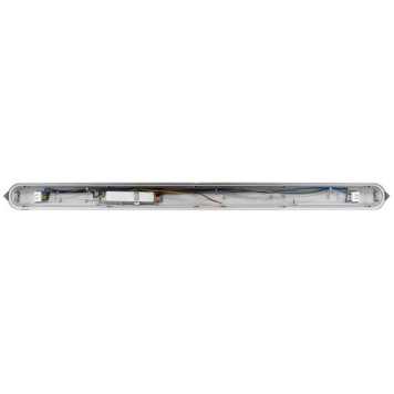 Boîtier étanche à LED intégrées traversant 36W - 4600 Lm - 4000K - IP66 vue de dessous