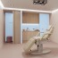 Réalisation cabinet médical avec Panneau mural décoratif intérieur PVC Satiné Bleu Draguée "Clarity" Altro Whiterock Satins