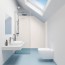 Réalisation parois de douche avec Panneau mural décoratif intérieur PVC Satiné Beige Gris "Silk" Altro Whiterock Satins
