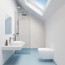 Réalisation parois de douche avec Panneau mural décoratif intérieur PVC Satiné Beige Gris "Silk" Altro Whiterock Satins