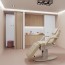 Réalisation cabinet médical avec Panneau mural décoratif intérieur PVC Satiné Beige Clair "Linen" Altro Whiterock Satins