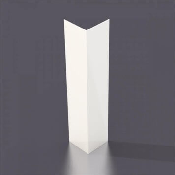 Corniere PVC 100 x 100 mm Blanc 9010