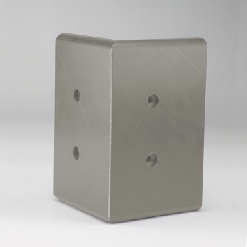 Angle externe pour Plinthe Polyéthylène grise