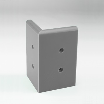 Angle externe pour Plinthe Polyéthylène grise